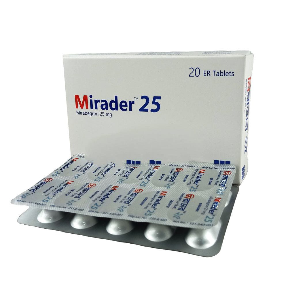 Tablet Miradar 25mg (20pcs)